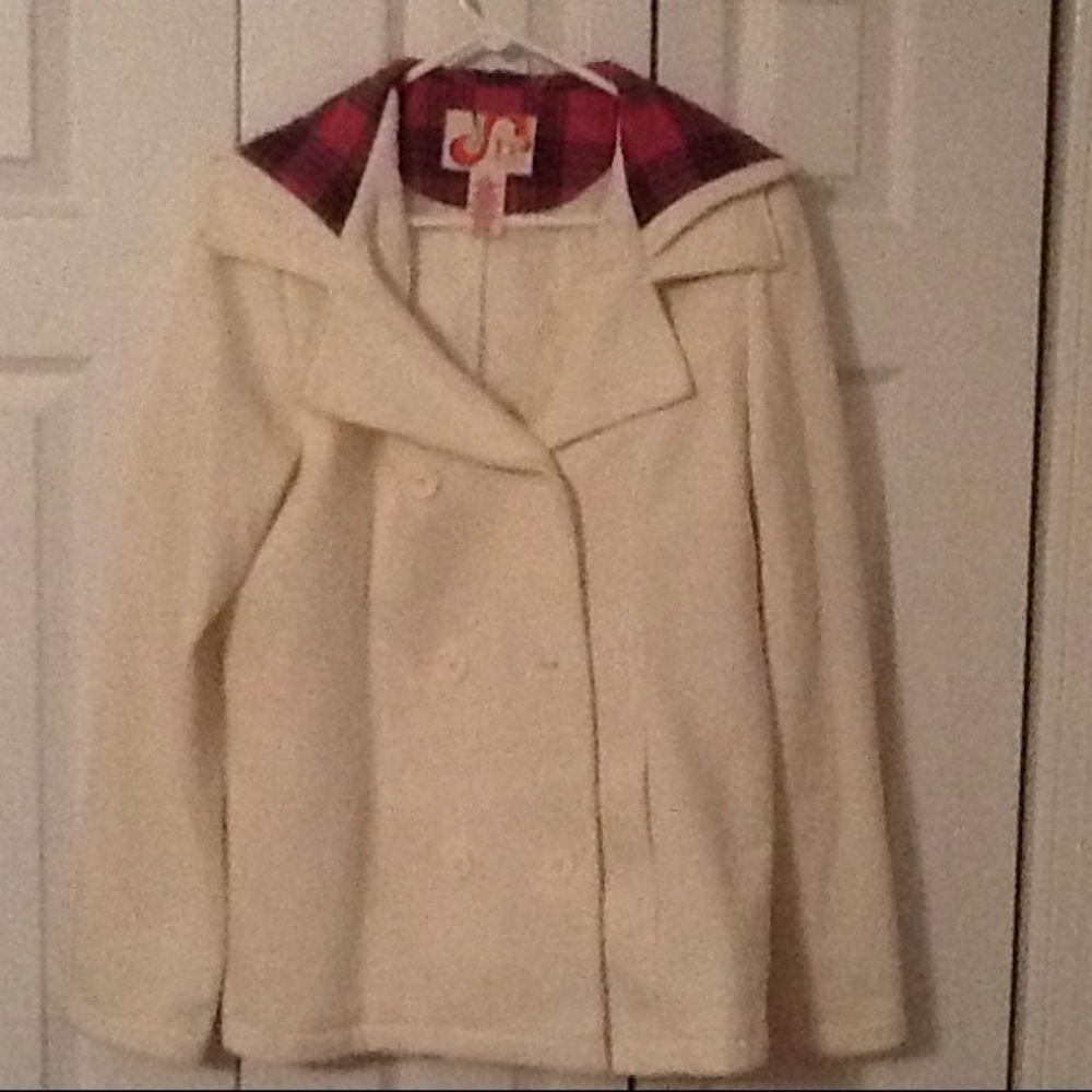 Junior fleece pea coat.
