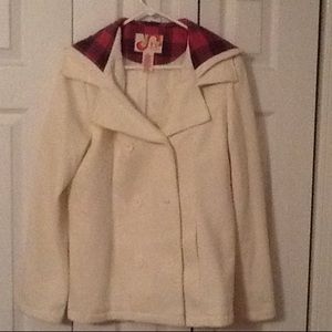 Junior fleece pea coat.