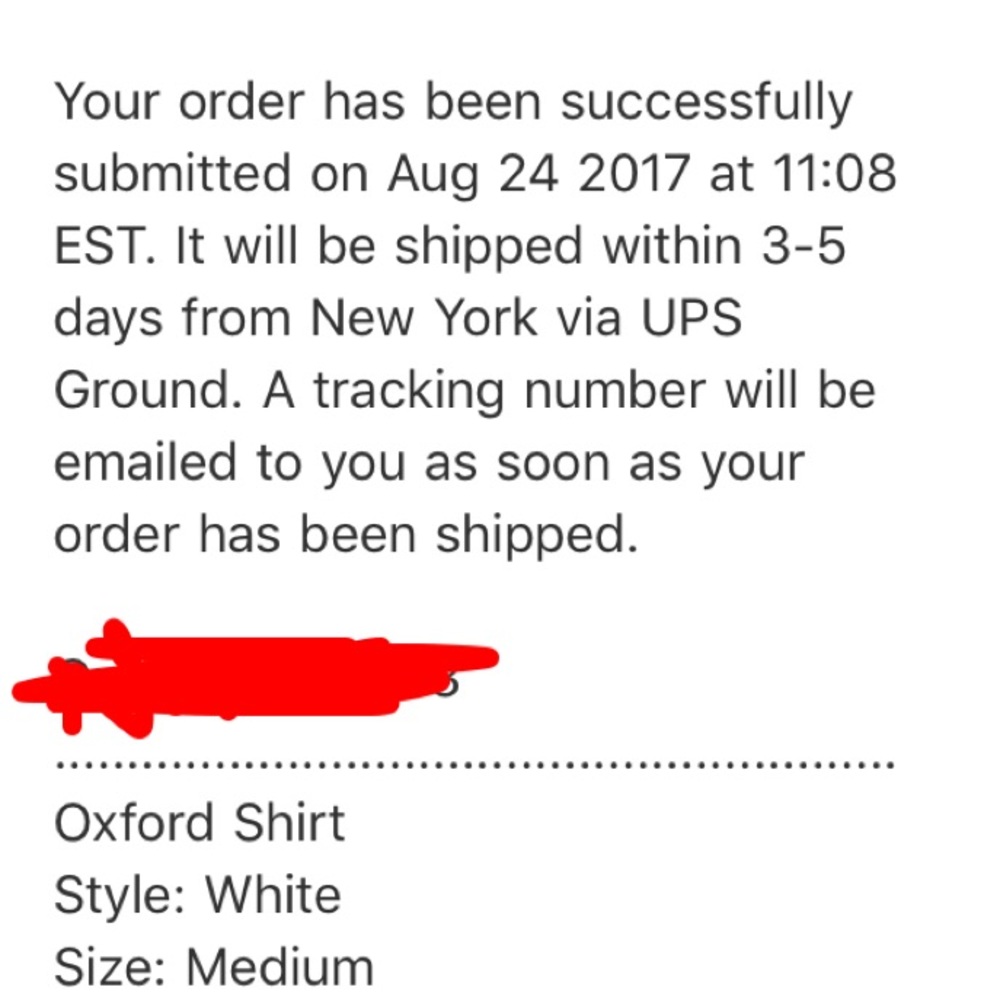 Supreme: SS17: White: Oxford: Medium