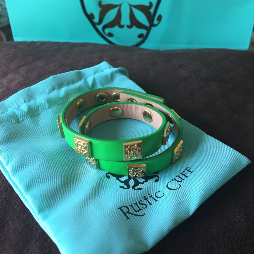 Rustic Cuff Meagan Patent Double Wrap