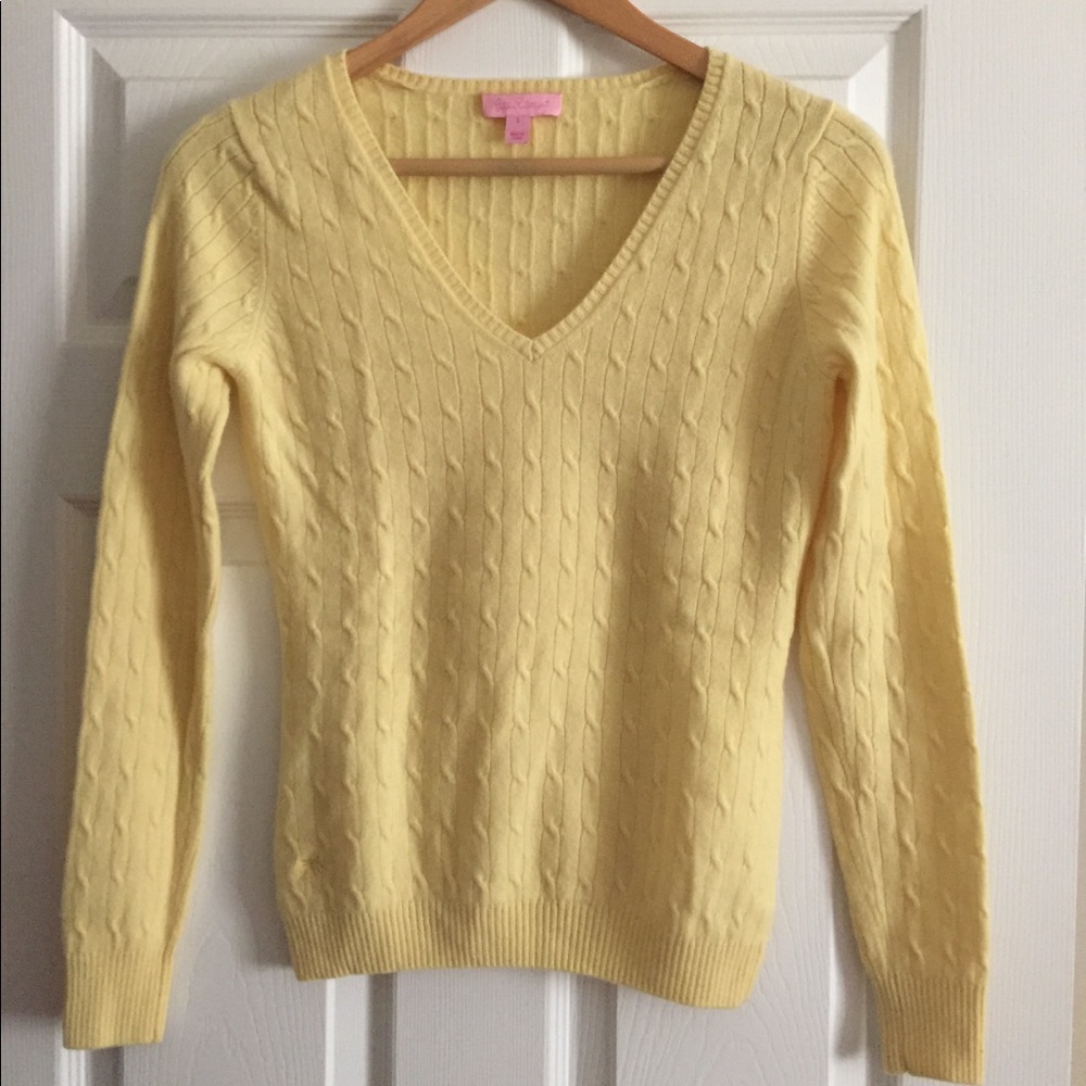 Lilly Pulitzer Cashmere V-neck sweater