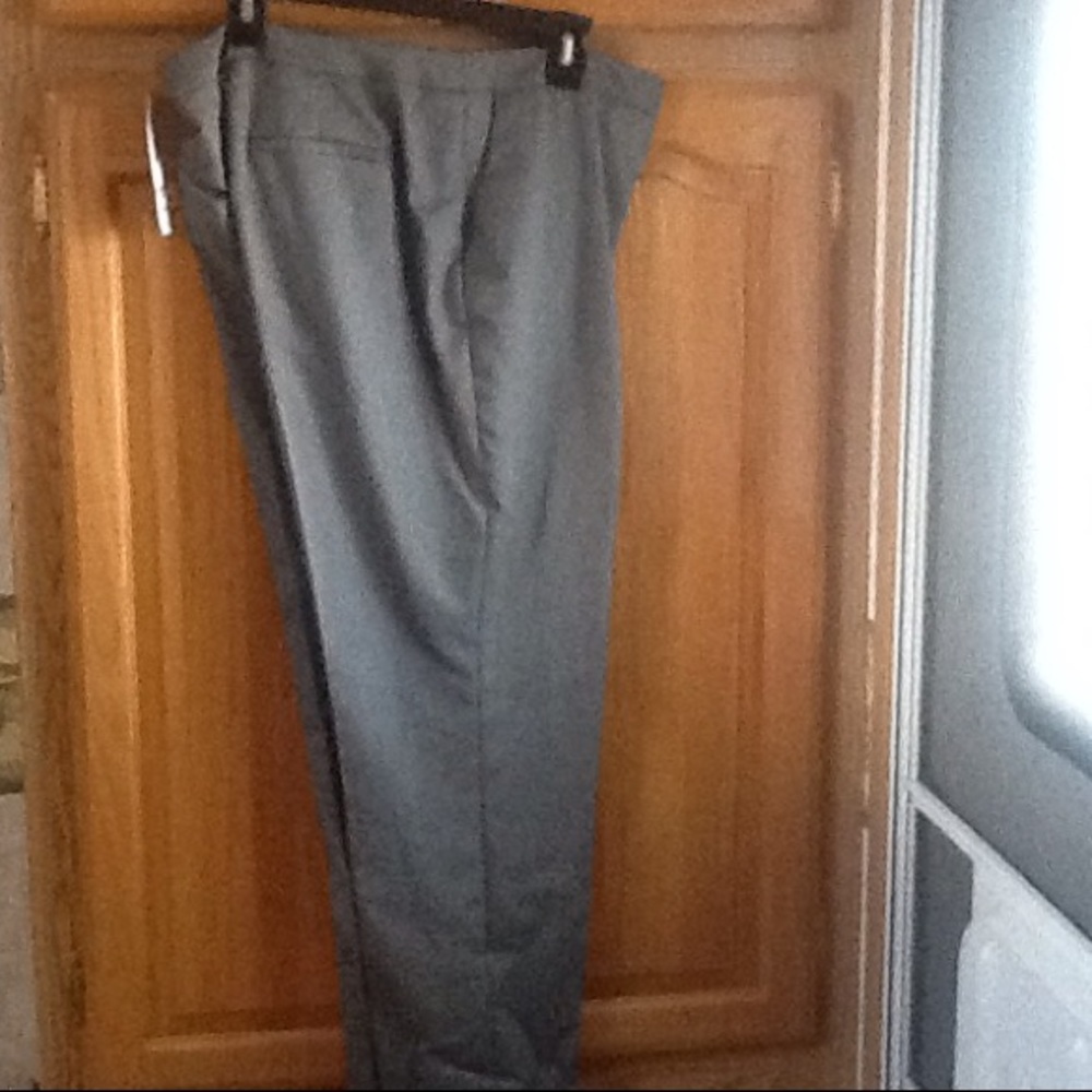 Black and White Career Slacks