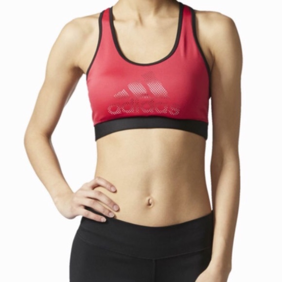 Adidas Climalite iridescent logo sports bra - Picture 5 of 8