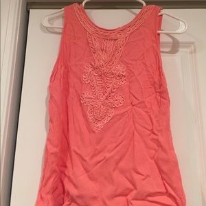 Salmon Francesca's (Blue Rain designer) tank top