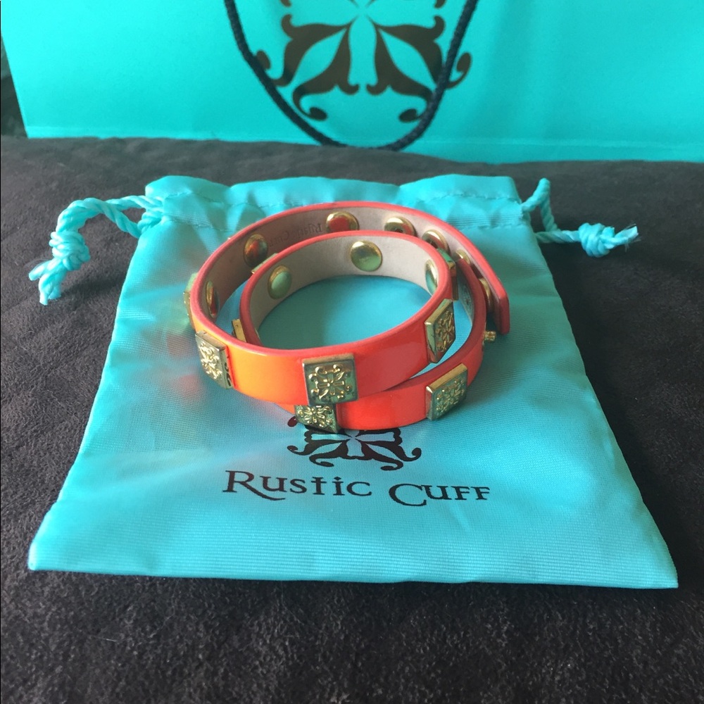 Rustic Cuff Meagan Patent Double Wrap