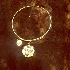 Authentic Alex & Ani 'Live a Happy Life'