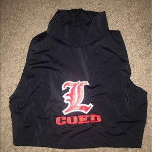 Louisville cheer sports bra