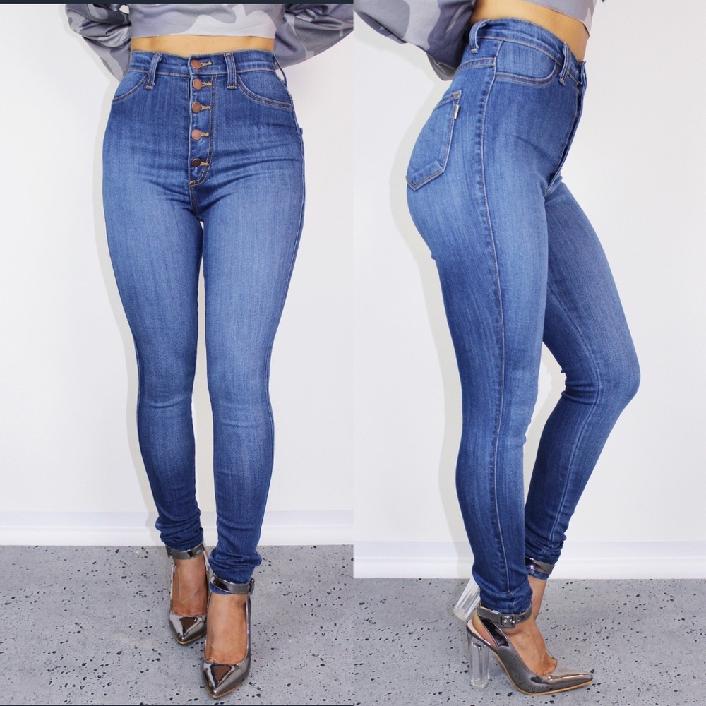 High Waisted Stretchy Jeans