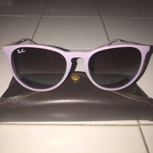 Lavender Ray Ban Erika sunglasses