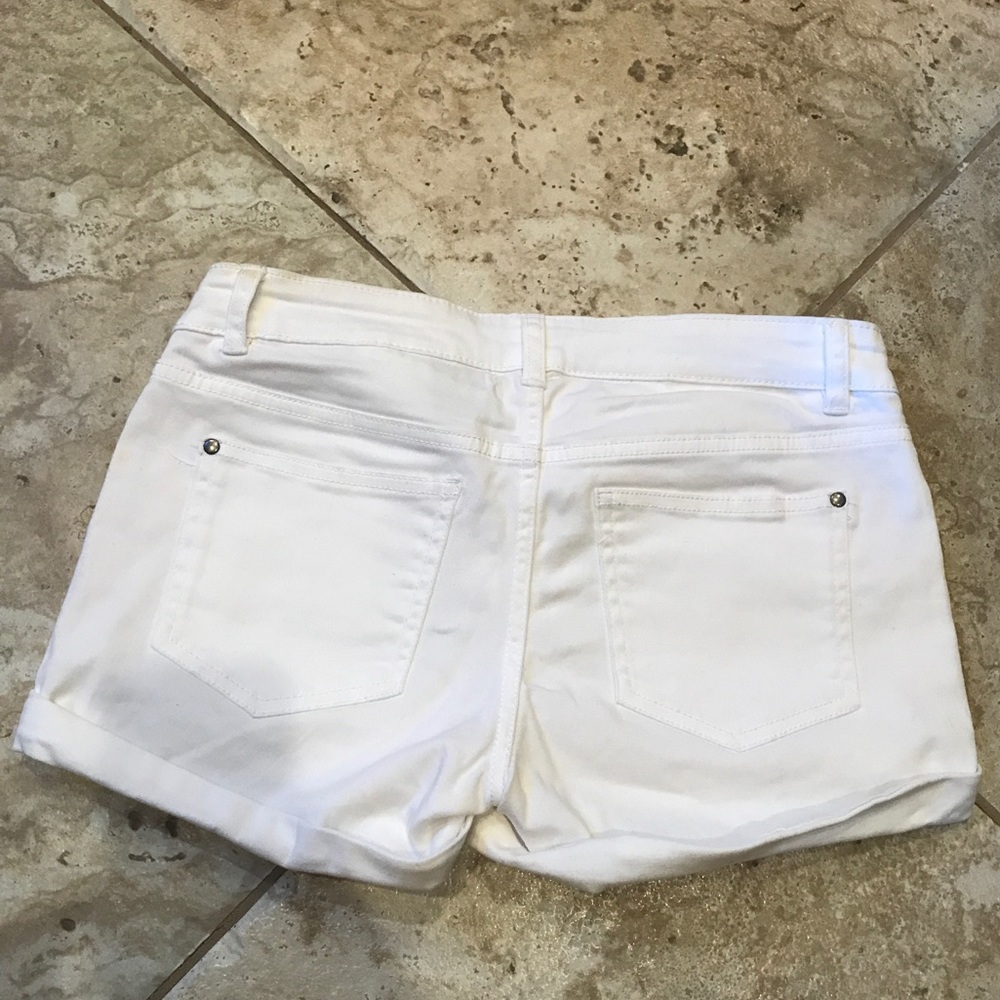 White H&M shorts