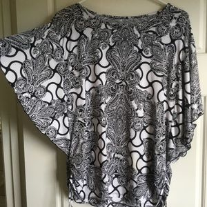 soft angel sleeve top