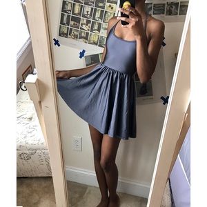 [NWOT] AMERICAN APPAREL GREY SKATER DRESS