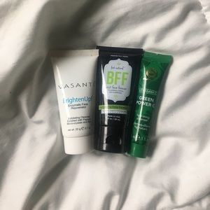 3 mini face washes