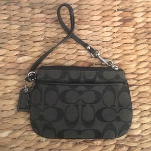 Small Authentic Coach Wristlet