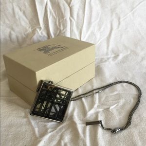 Burberry check necklace