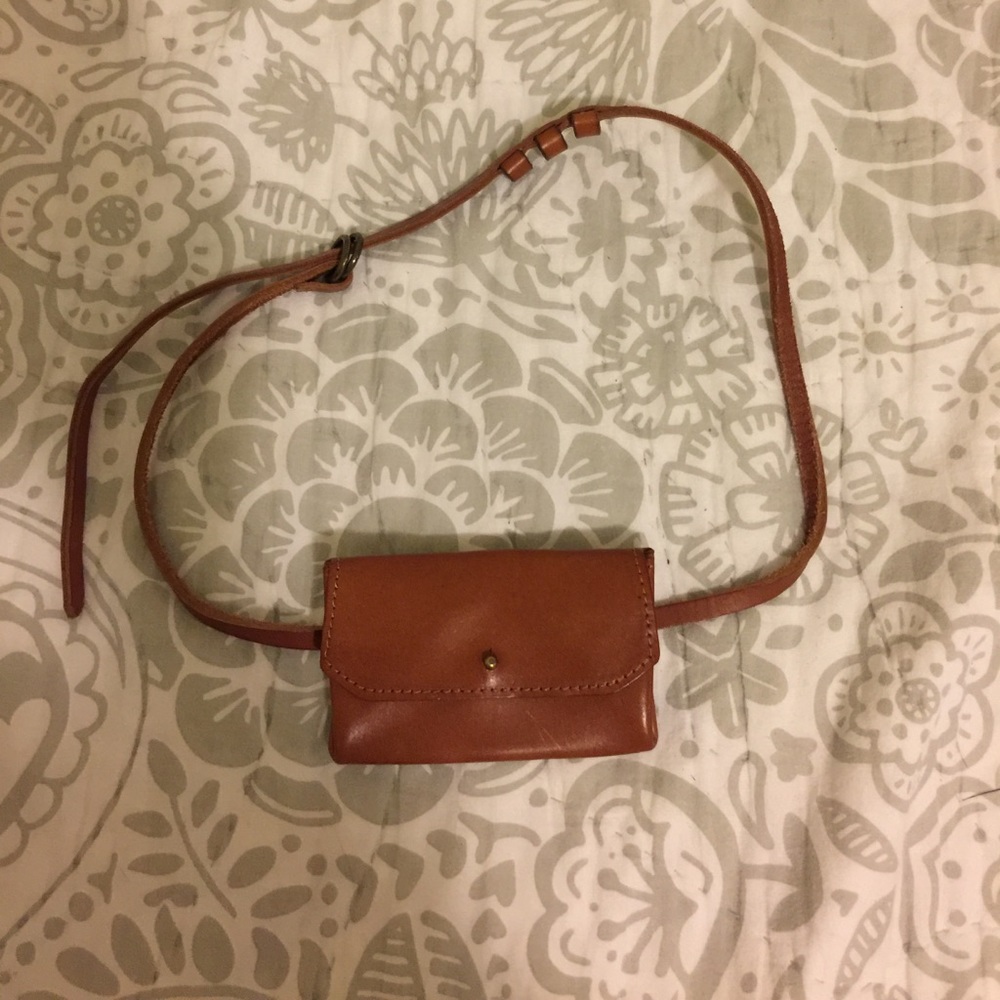 Wallet size fanny pack belt