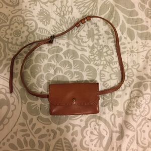 Wallet size fanny pack belt