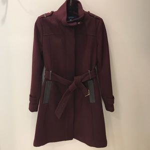 Cole Haan military wool coat