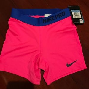 Nike pro compression shorts never worn with tag