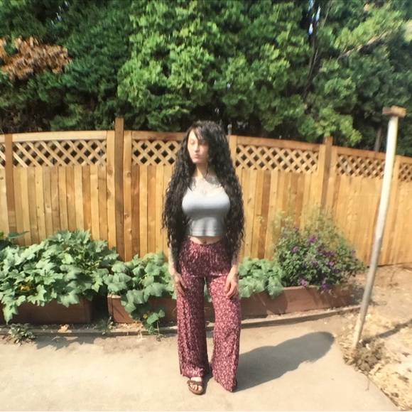 DONATING Mossimo Floral Palazzo Pants - Picture 2 of 4