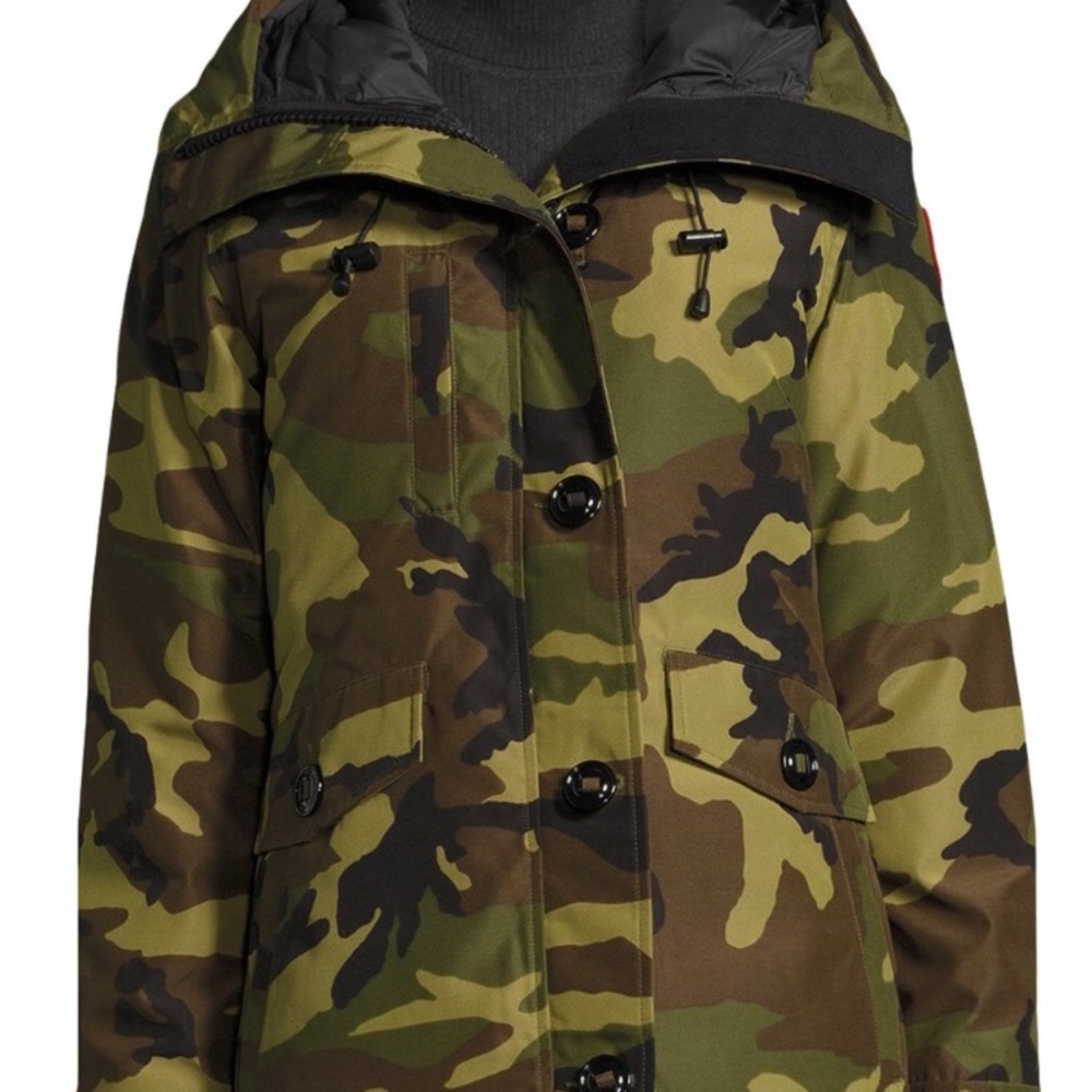 Canada goose camouflage down jacket
