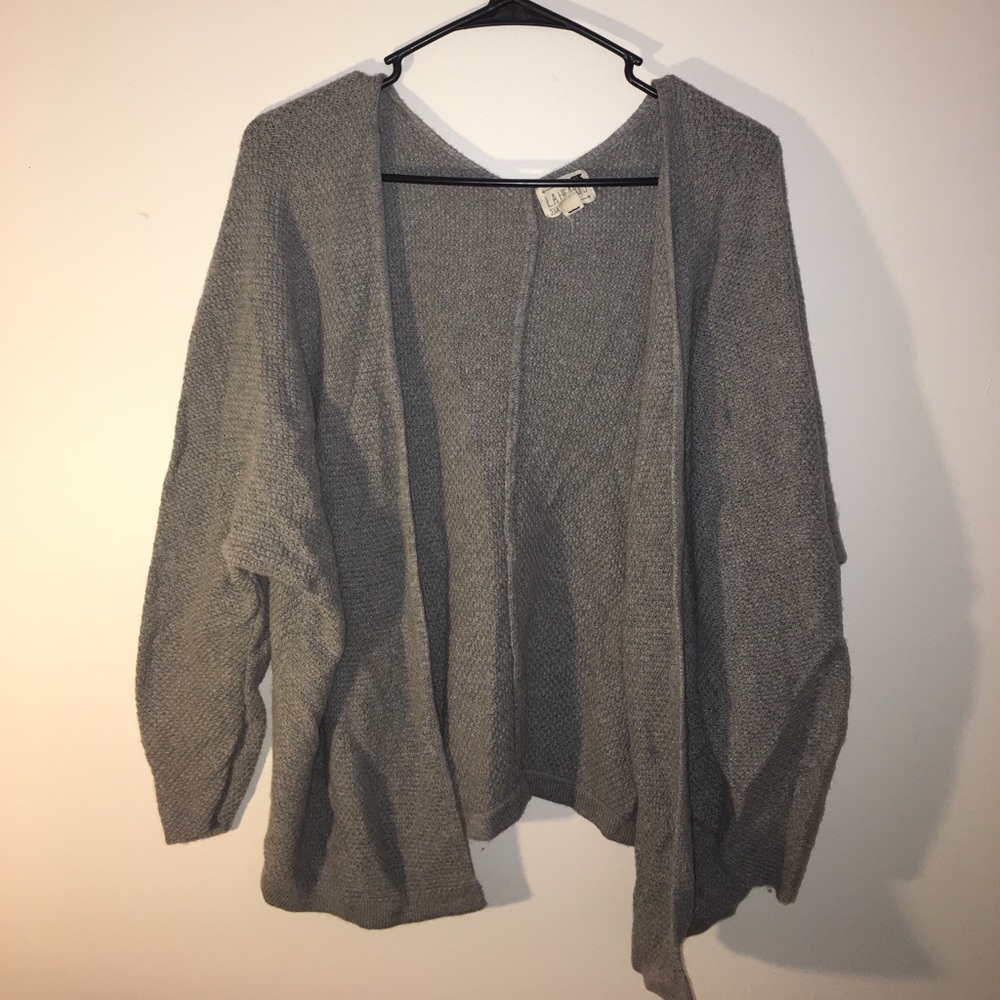 Grey cardigan