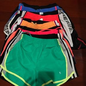 10 pairs of running shorts all size M