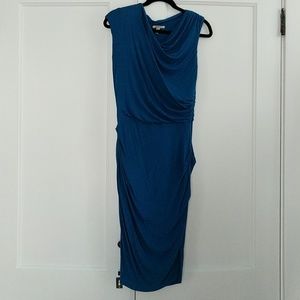 Anthropologie Turquoise Jersey dress