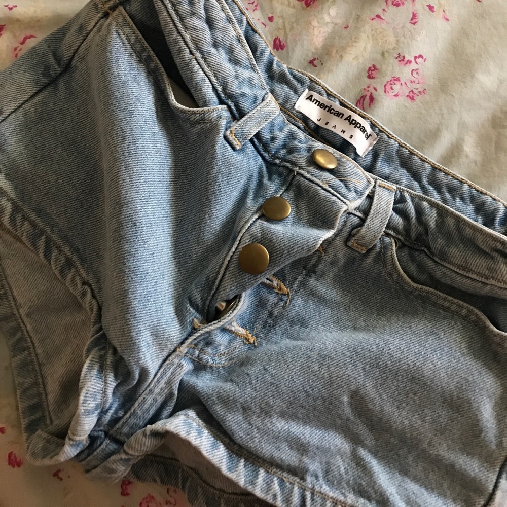 American Apparel high waisted shorts