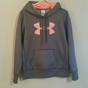 Gray Under Armour hoodie