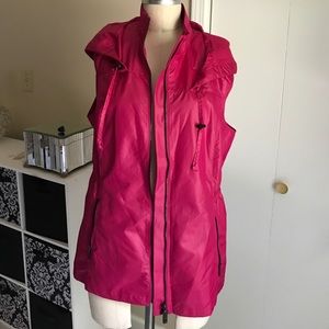 Super cute Chico's pink rain vest