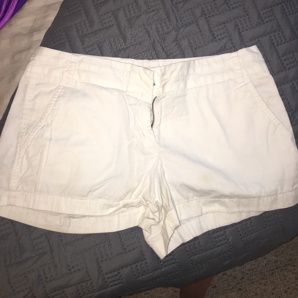 J crew white shorts