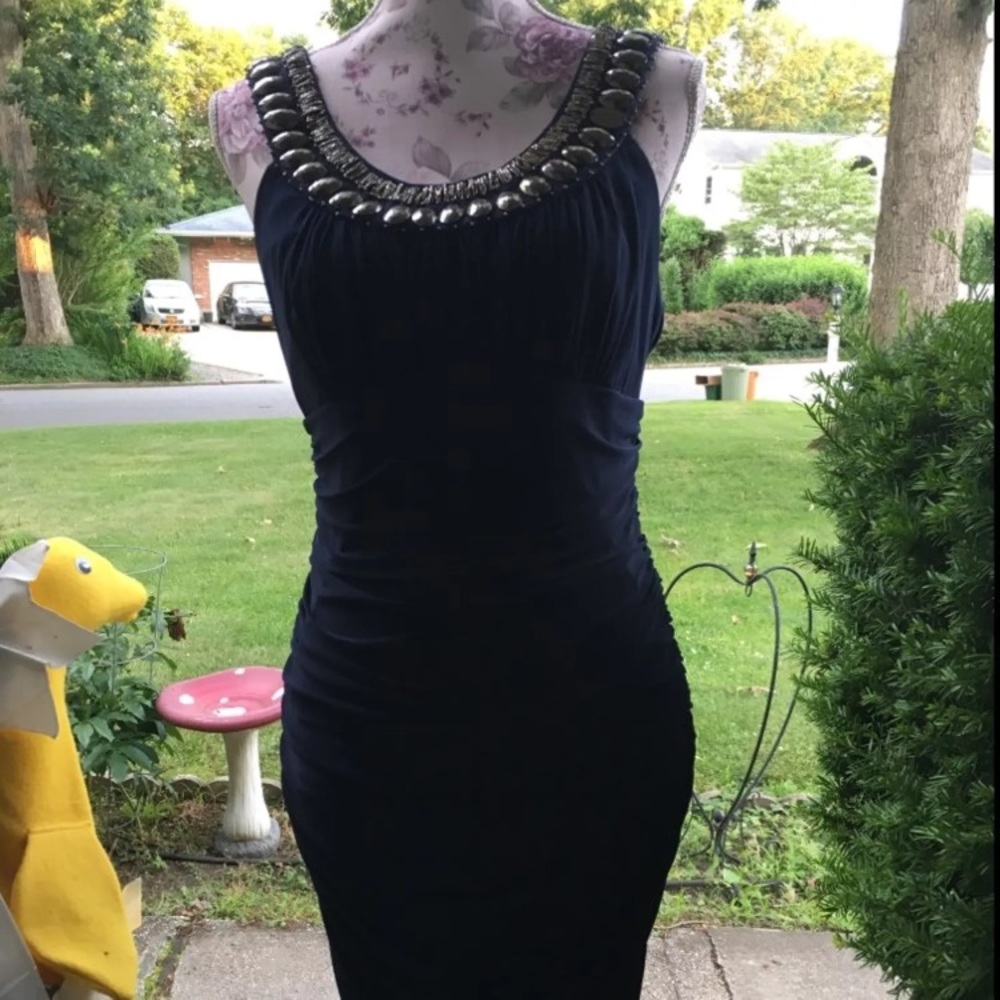 Navy blue dress