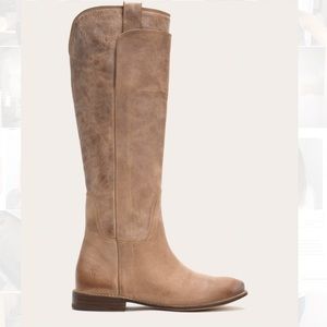 Frye Paige Riding Boot (Tan) - Size 8 1/2