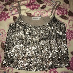 Abercrombie & Fitch shimmery tank top