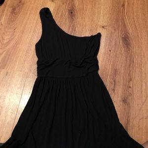 On shoulder maxi dress