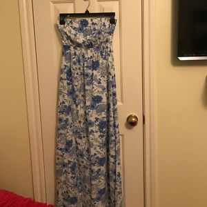 floral maxi dress