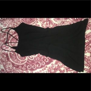 Black chiffon shift dress brand new