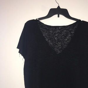Black v neck