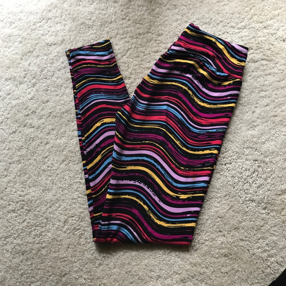 Lularoe OS leggings, EUC (worn only 2x)