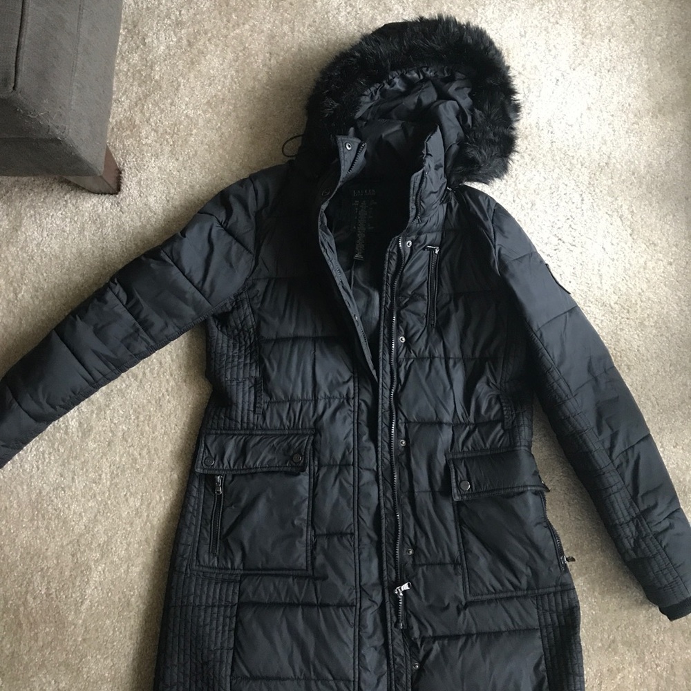 Long puffer coat