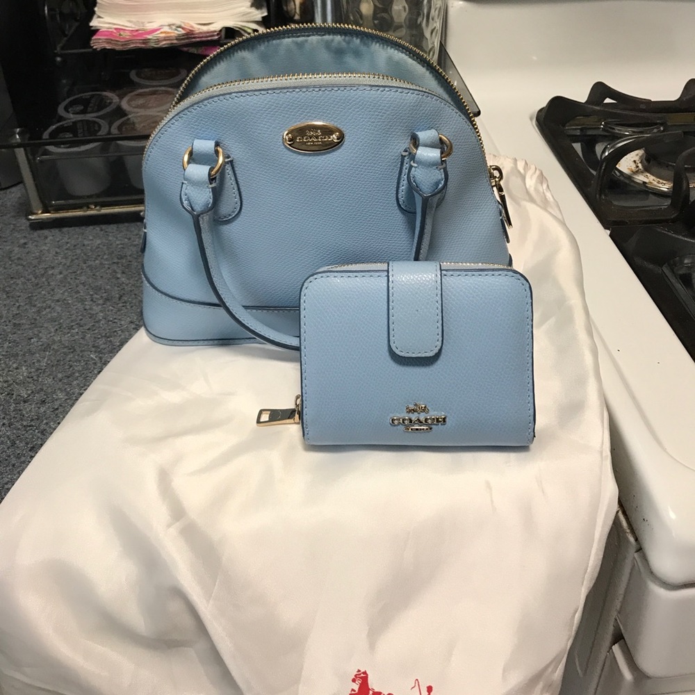 Coach bag and wallet