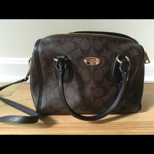 Coach-never used mini satchel