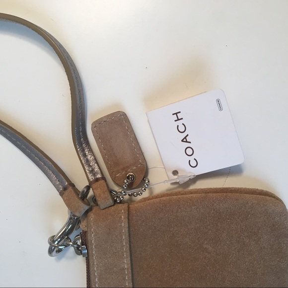Suede coach wristlet - Picture 5 of 5