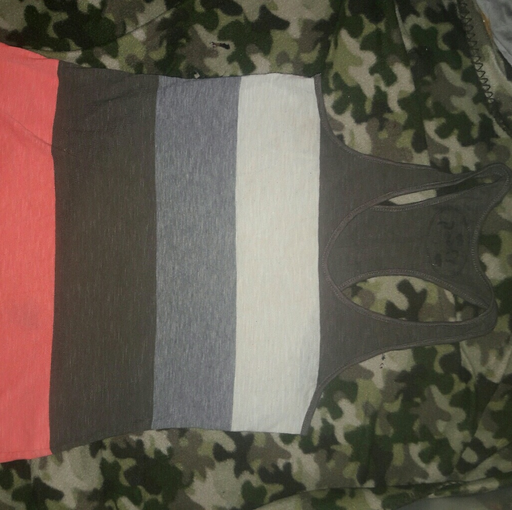 Like new large striped tank top