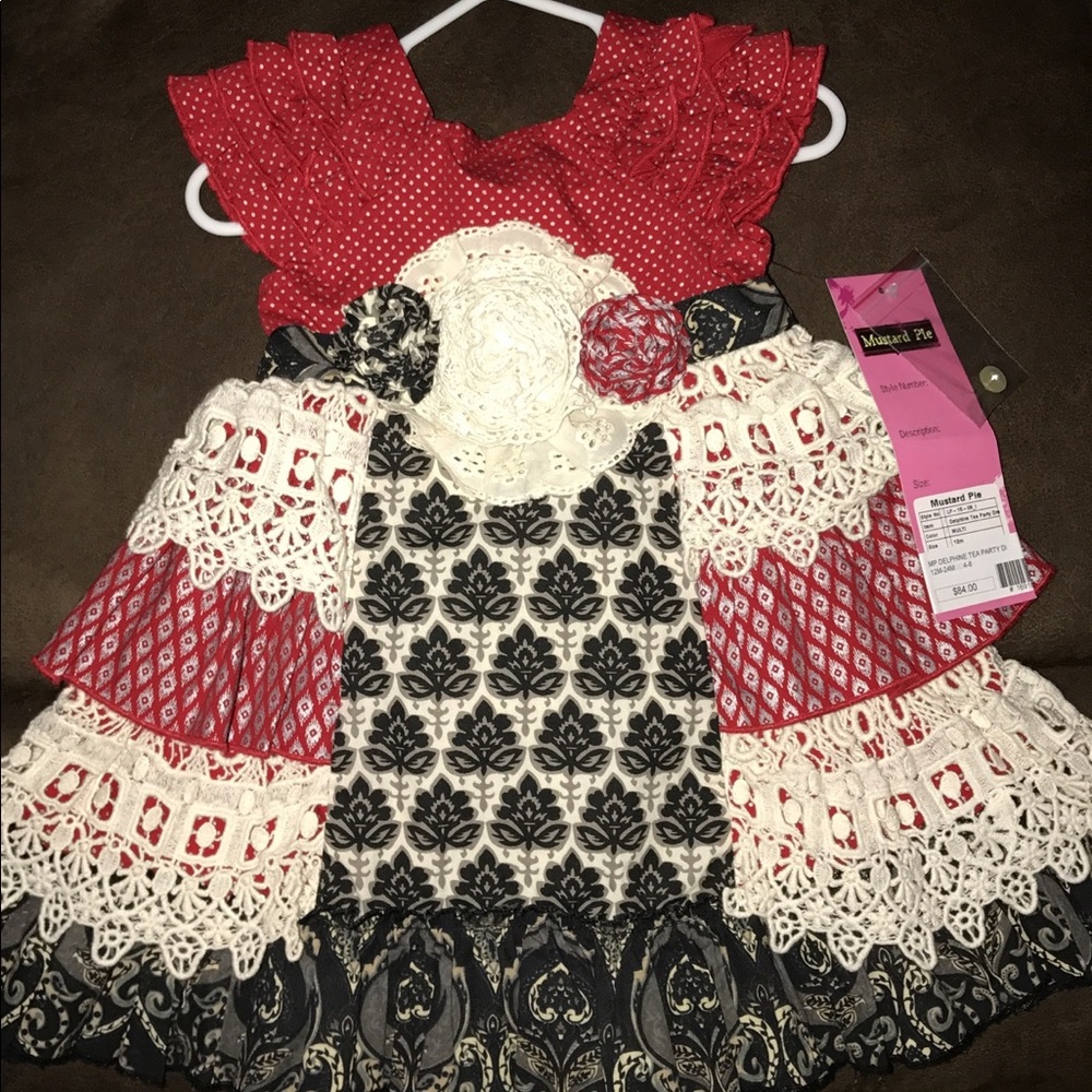 Mustard Pie Dress size 12 months BNWT never worn!