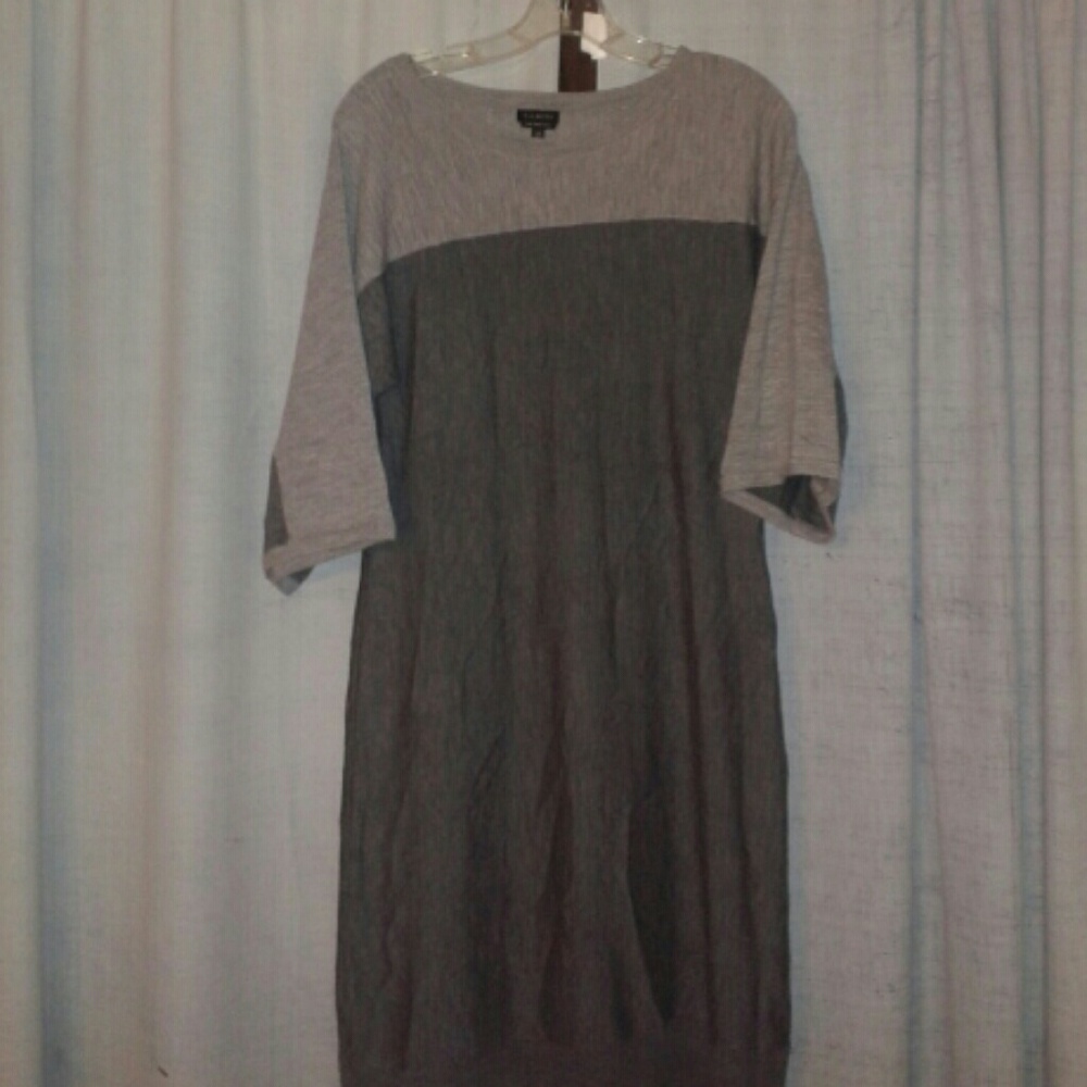 GREY SWEATER DRESS