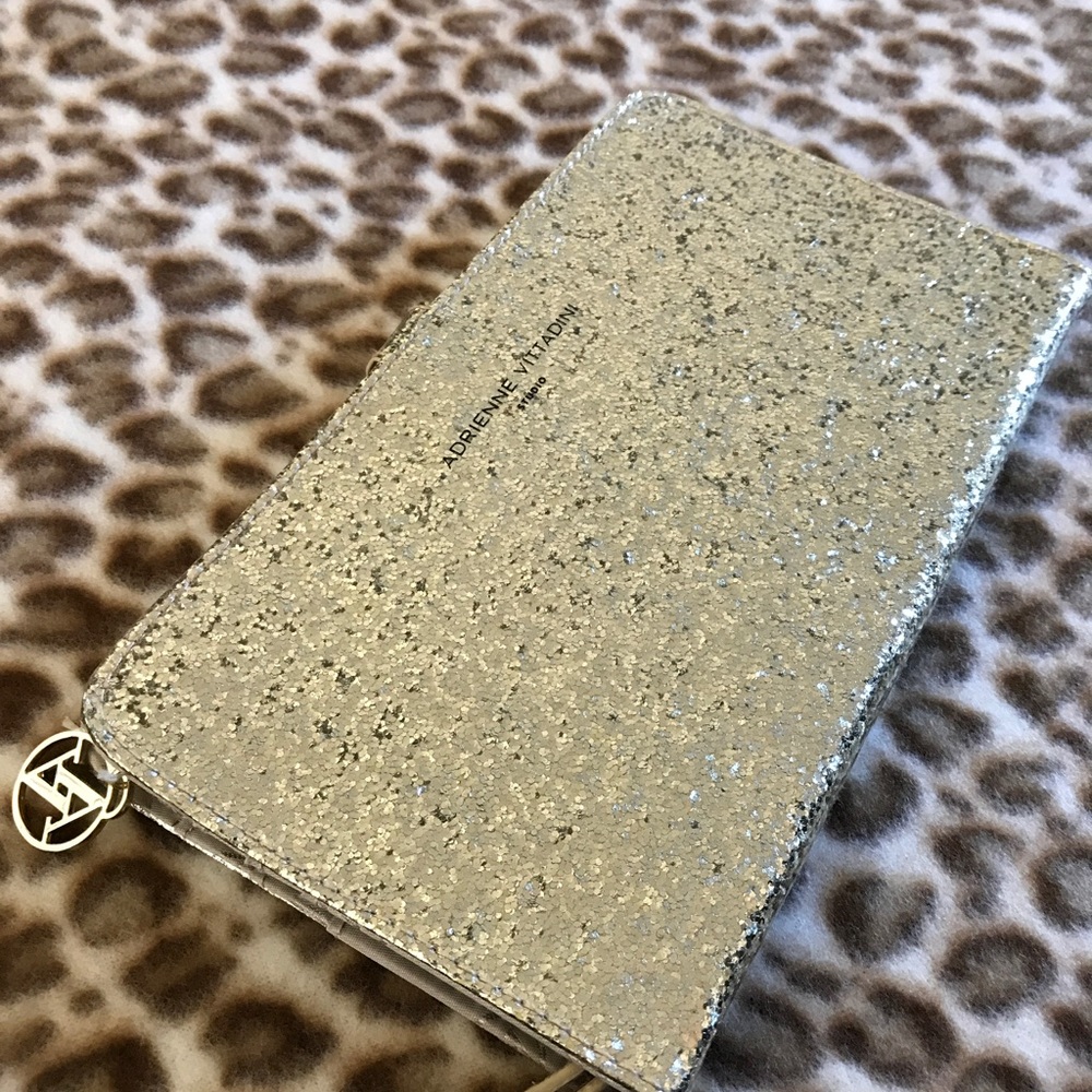 Gold Glitter Wallet Adrienne Vittadini