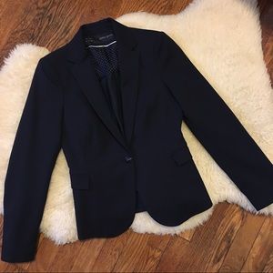 Zara dark navy blazer S NWOT