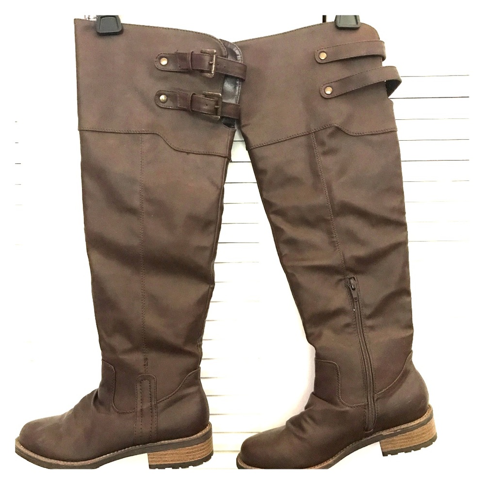 🌟OVER THE KNEE BROWN BOOTS🌟